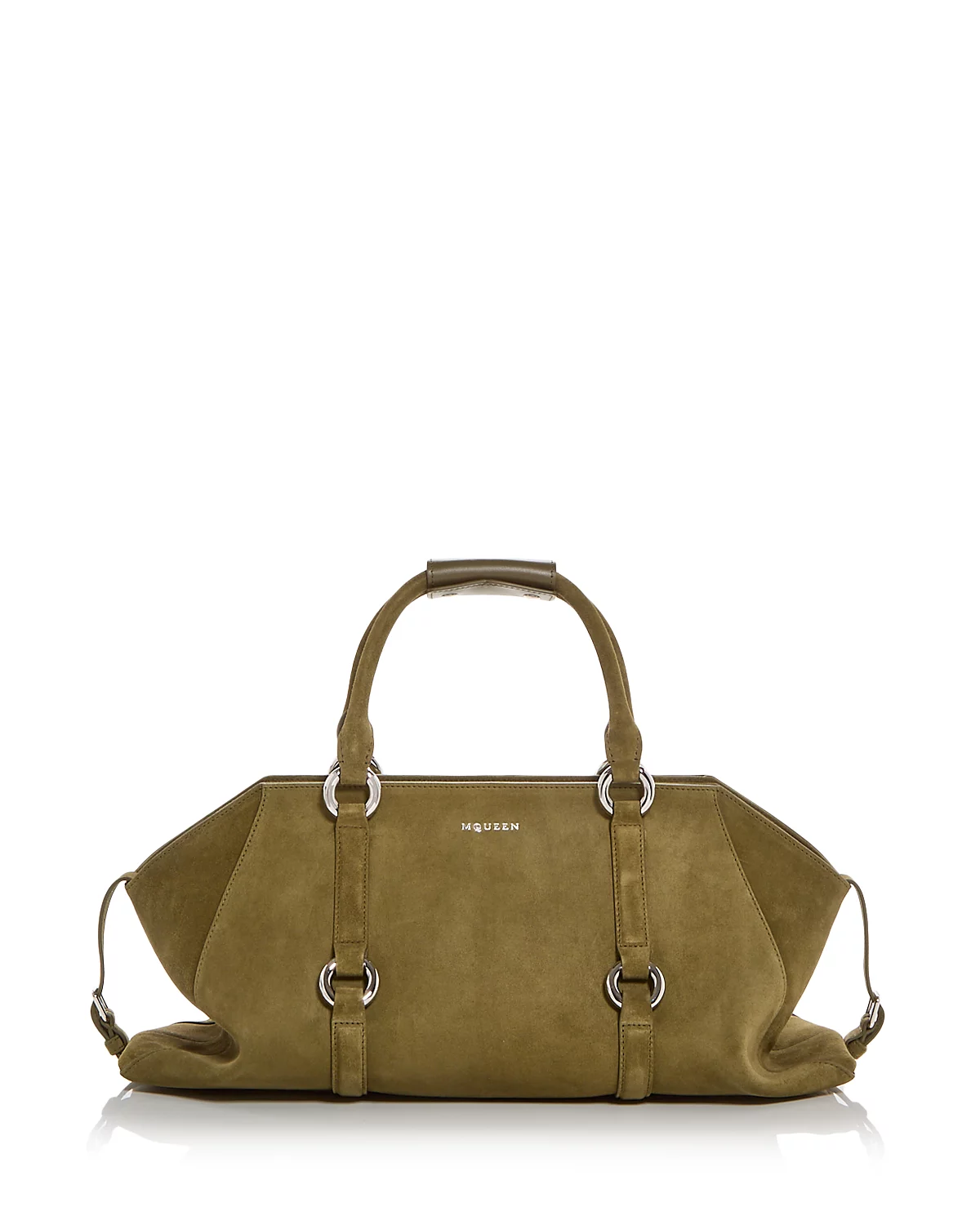 McQueen Farringdon Suede Bag