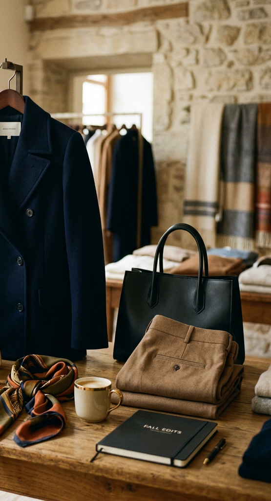 Luxury fall fashion structured silhouettes